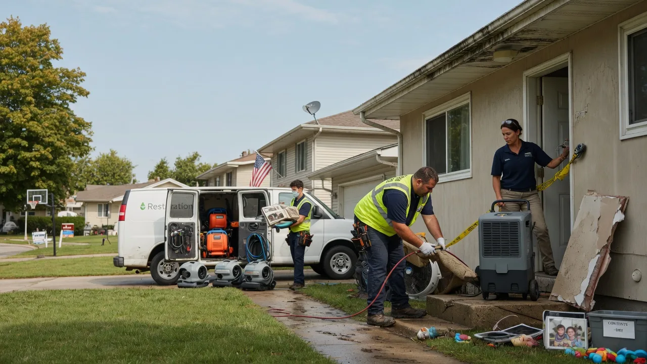 Water Damage Restoration in Rome, IL near me